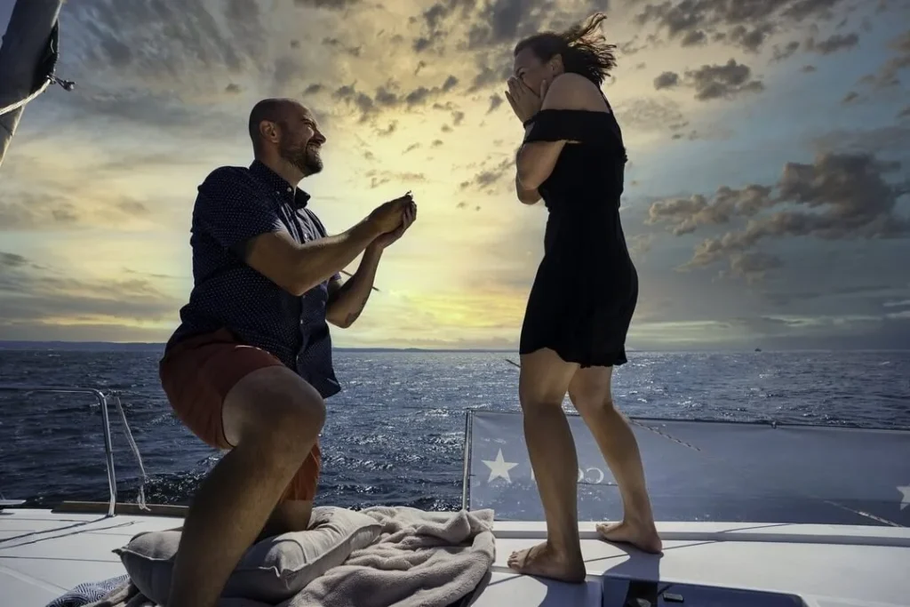 yacht proposal dubai