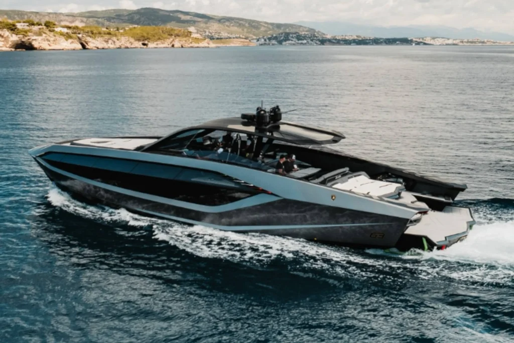 Tecnomar Lamborghini 63 yacht rental Dubai